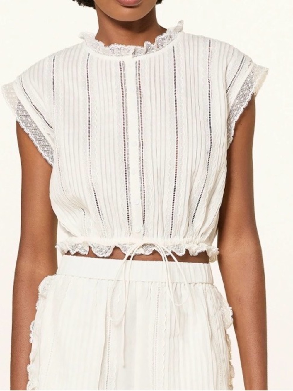 Claudie Pierlot Sleeveless short shirt
